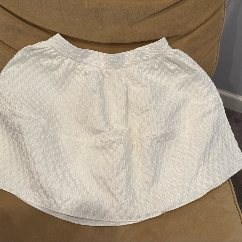 Express White Bubble Smocked Skirt size 6